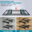 2-Pack 2×3ft Garage Wall Shelving, 24×36 inches Heavy Duty Wall Mounted Shelves, Garage Storage Shelf, 500 lbs Load Capacity, Black