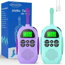 Walkie Talkies for Kids Rechargeable, Toys for Ages 3-12 Boys Girls, 2 Pack Handheld Long Range 2-Way Radios, Birthday Gifts,Christmas Stockings, Outdoor Camping, Family Games, Hiking by TinyTreasures Baby Boutique