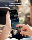 Sync WiFi Wireless Meat Thermometer Digital, 2 Probes, Smart Base, LCD Display, Unlimited Range, Bluetooth 5.4, Improved Stability, NIST-Certified Accuracy, BBQ, Grill, Smoker, Oven, Kitchen by TinyTreasures Baby Boutique