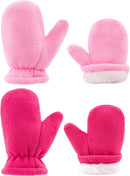 BAVST Baby Toddler Winter Mittens Girls Warm Fleece Lined Gloves Kids Sherpa Lined Mittens for Boys by TinyTreasures Baby Boutique