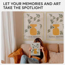 Homeforia 18 x 24 Poster Frame Gold, High End Metal 18x24 Picture Frames with Mat 16x20 Photo, 18 x 24 Gold Frame Matted to 16 by 20 Print, 24x18 Thin Hanging Frame, Tempered Glass, Wall Kit, Set of 1 by CozyNest Decor