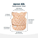 Tiny Twinkle Mess Proof Baby Bib - Waterproof & Lightweight Baby-Led Weaning Apron | 100% Recycled Polyester, Easy Clean & Machine Washable (Boho Rainbow, Small 6-24 Months) by TinyTreasures Baby Boutique