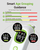 Ear Thermometer with Heated Probe, High Accuracy Thermometer for Kids, Adults and Babies with 32 Memory Recall, Mute and Night Light, Includes 21 Disposable Probe Covers, Storage Box, by TinyTreasures Baby Boutique