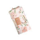 Crane Baby Padded Floor Mat, Pink Floral Nursery Decor, Activity Mat, 40" x 40", Baby Tummy Time, Baby Girl Nursery Essentials by TinyTreasures Baby Boutique