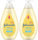Johnson's Head-to-Toe Gentle Tear-Free Baby & Newborn Wash & Shampoo, Sulfate-, Paraben- Phthalate- & Dye-Free, Hypoallergenic Wash for Sensitive Skin & Hair, 27.1 fl. Oz (Pack of 2) by TinyTreasures Baby Boutique