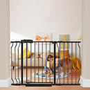 HOOEN 30" Tall Extra Wide Baby Gates for Doorways Stairs 48 to 53 Inch Long Large Pressure Mounted Dog Gates for The House Walk Through Gates Indoor Safety Child Gates for Kids or Pets by TinyTreasures Baby Boutique