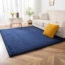MAXYOYO Baby Play Mat, 1.2" Thick Memory Foam Soft Padded Carpet with Non-Slip Backing, 3x5 ft Japanese Tatami Rug Living Room for Kids, Toddler, Children, Nusery(Navy) by TinyTreasures Baby Boutique