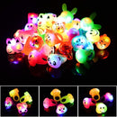 36 Pack Light Up Rings Glow in The Dark Party Supplies, Light up Party Favors, Goodie Bag Stuffers, Birthday Christmas Party Favors Classroom Prizes Cute Animal Treasure Box for Kids by TinyTreasures Baby Boutique