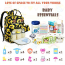 Baby Diaper Bag Backpack, Travel Diaper Bags for Baby Girl Boy Large Capacity Baby Bag Backpack for Women Sunflower by TinyTreasures Baby Boutique