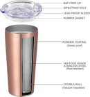 VEGOND 20oz Tumbler Bulk with Lid and Straw 12 Pack, Stainless Steel Vacuum Insulated Tumbler, Double Wall Coffee Cup Travel Mug, Rose Gold by TinyTreasures Baby Boutique