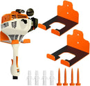 Garage Organizer Trimmer Rack, Garden Power Tool Hanger Weed Whackers Holder Wall Mounted for Grass Trimmer, Hedge Trimmer, Garage Trimmer, Garden Tools,2 Pack(Orange) by GreenHaven Gardens