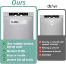 Dishwasher Magnet Clean Dirty Sign，Clean and Dirty Dishwasher Sign，Clean Dirty Magnet for Dishwasher，Dishwasher Clean Dirty Sign,Works for All Dishwashers，Dishwasher Accessories（Silver） by TinyTreasures Baby Boutique