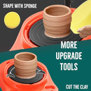 Insnug Pottery Wheel for Kids - Complete Pottery Kit for Beginners, Upgraded Sculpting Clay Tools, Air Dry Clay & Arts Supplies, Mini Pottery Wheel Crafts Kits for Kids Girls Boys Ages 8-12 by TinyTreasures Baby Boutique