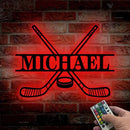 Custom Field Hockey LED Wall Sign – Personalized Name Sign Light Up, Sports Neon Signs For Wall Decor, Field Hockey Decor for Girls, Players, Fans, Teams by CozyNest Decor