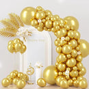 130pcs Metallic Gold Balloons Different Sizes 18" 12" 10" 5" Party Latex Balloons for Birthday Graduation Baby Shower Wedding Anniversary New Year Party Decorations by CozyNest Decor