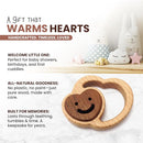 Baby Essentials – Wooden Teething Toy for 3–6 Months | Natural Baby Rattle | Safe Toys for Newborns by TinyTreasures Baby Boutique