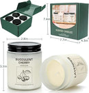 Natural Soy Wax Aromatherapy Candles - 4 Pack 7.1oz, Over 240 Hours Burn Time, Scented Candles Gifts for Women - Lavender