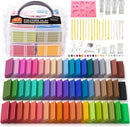 Shuttle Art Polymer Clay Kit, 57 Colors, Soft Oven Clay Kit, 19 Carving Tools and 10 Kinds of Accessories, Non-Stick, Non-Toxic, Ideal Gift for Kids by TinyTreasures Baby Boutique