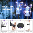 Solar Angels for Cemetery, Fairy Angel Solar Powered Fairy Waterproof Light, 2pcs LED Outdoor Decorative Light, Grave Decorations for Cemetery, Solar Lights for Outside Gardening Supplies by GreenHaven Gardens