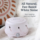 Yogasleep Dohm Uno White Noise Sound Machine, Natural Pink Noise from a Real Fan, Adjustable Tone & Noise Canceling for Office Privacy & Meditation, Sleep Aid for Travel, Baby & Adults (Pink) by TinyTreasures Baby Boutique