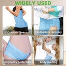 2 in 1 Postpartum Belly Band Wrap Blue, C-Section Support Belt X-Large, Post Partum Support Recovery Waist/Pelvis Belt, Hysterectomy Belly Band Binder Girdle Stomach by TinyTreasures Baby Boutique