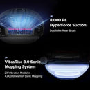 roborock S8 Max Ultra Robot Vacuum and Mop, All-in-One Dock, PreciSense LiDAR Navigation, Smart Dirt Detection, Self-Emptying, 8000Pa Suction for Various Floors, 20mm Auto Lifting for Carpet, Black by CozyNest Decor