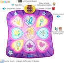 SUNLIN Dance Mat Toys for Girls Ages 3-10 | Dance Pad with LED Lights, Adjustable Volume, 9 Built-in Music, 7 Game Modes, 5 Challenge Levels | Christmas Birthday Gifts for 3 4 5 6 7 8+ Years Old Girl by TinyTreasures Baby Boutique