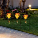Solar Hot Air Balloon Lantern with Flame, Unique Hot Air Balloon Solar Lanterns with LED Candle Light, Waterproof Outdoor Lanterns Decor for Yard, Patio, Garden, Porch by GreenHaven Gardens