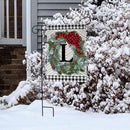 Briarwood Lane Winter Wreath Monogram Letter L Garden Flag by GreenHaven Gardens
