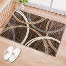 Rugshop Modern Wavy Circles Design Area Rug 2' x 3' Brown by TinyTreasures Baby Boutique