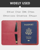 ALLIVE Genuine Leather Passport Holder with Airtag, Travel Must Haves Airport Essentials, Case Travel Gifts by TinyTreasures Baby Boutique
