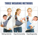 Baby Sling Carrier,Baby Sling,Toddler Carrier,Adjustable and Non-Slip Hip Seat Carriers Carrying 10-30 lbs(Rainbow) by TinyTreasures Baby Boutique