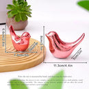 Notakia Small Birds Statues Pink Home Decor Modern Style Decorative Ornaments for Living Room, Bedroom, Office Desktop, Cabinets (2Pcs Pink Birds) by CozyNest Decor