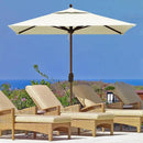 EliteShade USA 10-Year-Non-Fading 6x6Ft Square Market Umbrella Patio Outdoor Table Umbrella with Ventilation, Natural by GreenHaven Gardens
