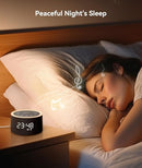 Dreamegg D1+ Sound Machine & Alarm Clock - Sound Machine for Sleep, White Noise Machine with 29 Soothing Sounds, Night Light, 0-100% Dimmable, White Noise Alarm Clock for Bedrooms Adults Baby, Black by TinyTreasures Baby Boutique