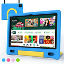Kids Tablet, 10.1 Inch Tablet for Kids, Android 14, 64GB, Octa-Core CPU, WiFi, Big Battery, Kids Conten, Parental Control, HD Display Children Tablet Age 3-12, Bluetooth, Blue Shockproof Case by TinyTreasures Baby Boutique