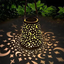 Hanging Solar Lanterns Outdoor Waterproof Star Moon Solar Lights Metal Outdoor Decor, LED Decorative Solar Garden Lights for Garden, Backyard, Tree, Porch(1 Pack) by GreenHaven Gardens