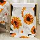 Brandream Nursery Bedding Farmhouse Floral Baby Bedding Yellow White Crib Blanket Set Sunflower Girls Boho Fitted Sheet,6 Piece by TinyTreasures Baby Boutique