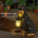 Notakia Resin Dog Rottweiler Statues and Sculptures with Solar Led Home Garden Decoration Windproof Lamp Outdoor Lighting Decor (Rottweiler &LED) by GreenHaven Gardens