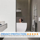 Window Privacy Film with Installation Tools, White Frosted, Static Cling, Anti UV, Heat Control, Ideal for Home Shower Office Glass Door (White Frosted, 23.6X78.7Inch) by CozyNest Decor
