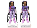 Small Blue, Lightweight, Compact, Portable Car Seat - Perfect for Travel and Everyday Child Safety (Pack of 6) by TinyTreasures Baby Boutique