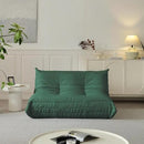 Luxury Sofa Couch Chair, Lazy Floor Seating, Fireside Bean Bag Chair, Ergonomic Tatami Sofa Lounger for Living Room, Bedroom, Office, Loveseat, Green by CozyNest Decor