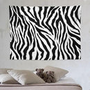 HZOHNAGO Zebra Print Tapestry Nature Wild Animals Black and White Stripe Printed Wall Tapestry Painting Wall Hanging for Bedroom Living Room Dorm 80" W x 60" H by CozyNest Decor