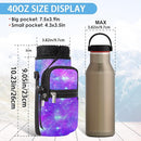 25/32/40/64oz Water Bottle Bag Holder Carrier-Insulated Crossbody Sling Case Sleeve with Strap & Pockets for Men Women Gym Cycling Travel Walking Hiking Camping by TinyTreasures Baby Boutique