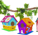 hapray 12 Pack Bird House Kit, DIY Birdhouse Kits, Wooden Crafts Arts for Children to Build and Paint (Includes Paints & Brushes) for Kids Girls Boys Toddlers Christmas Gift by TinyTreasures Baby Boutique