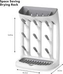 OXO Tot Space-Saving Bottle Drying Rack, Baby Bottle Organizer for Countertop by TinyTreasures Baby Boutique