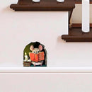Mouse Reading Book Wall Sticker Decal – Kids Room, Classroom, Home Decor, Bookcase, Book Lover Gift, Children's Bedroom, Nursery, Cute Mouse, MICESTERPIECE by CozyNest Decor