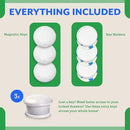 Eco-Baby Universal Replacement Keys for Magnetic Cabinet Locks [3 Universal Keys] Child Safety for Drawers and Cabinets - 3 Keys for Child Proof Kitchen Bathroom Cabinet Locks by TinyTreasures Baby Boutique