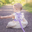 Accmor Toddler Harness Leash + Anti Lost Wrist Link, Cute Butterfly Kids Leash Wristband Assistant, Adorable Child Walking Harness Strap Adjustable Belt Protector for Baby Girls to Outdoor Travel by TinyTreasures Baby Boutique