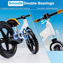 Ridego 12 or 14 Inch Balance Bike for Kids 2-6 Year Old,Lightweight Kids Bike with Adjustable Seat, Push Bicycle with Air Rubber Tires，Ride-on Toys Birthday Gift by TinyTreasures Baby Boutique